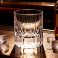 JR Edo Kiriko Hand-Cut Starburst Crystal Whiskey Glass