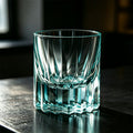 JR Edo Kiriko Hand-Cut Starburst Crystal Whiskey Glass