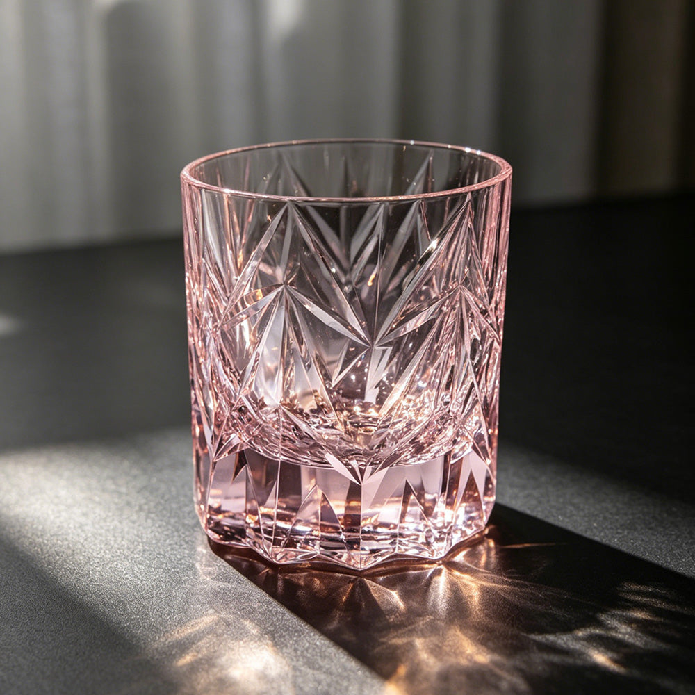 JR Edo Kiriko Hand-Cut Stellar Ascent Whiskey Glass