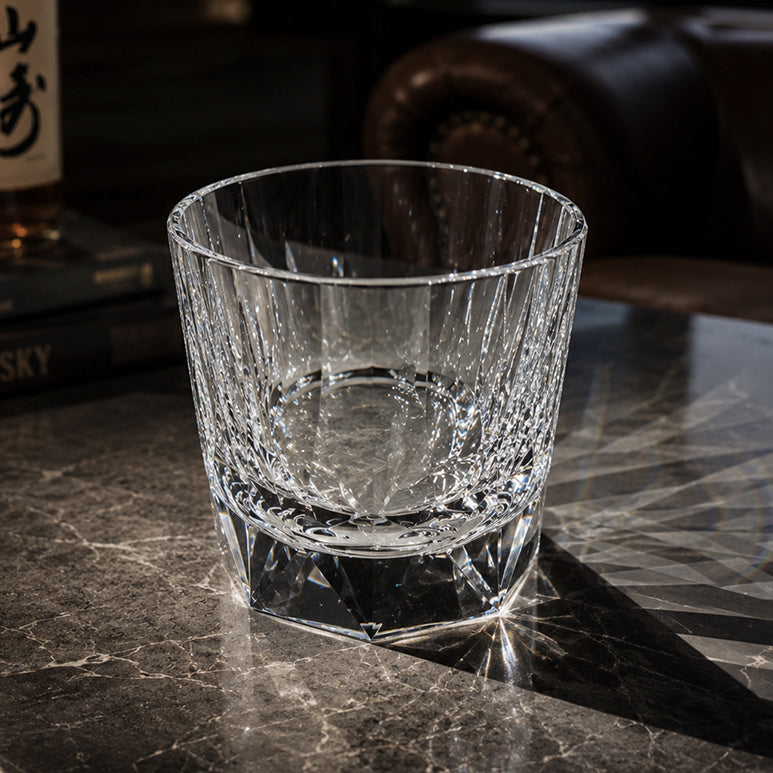 JR Edo Kiriko Hand-Cut Tōge Crystal Whiskey Glass