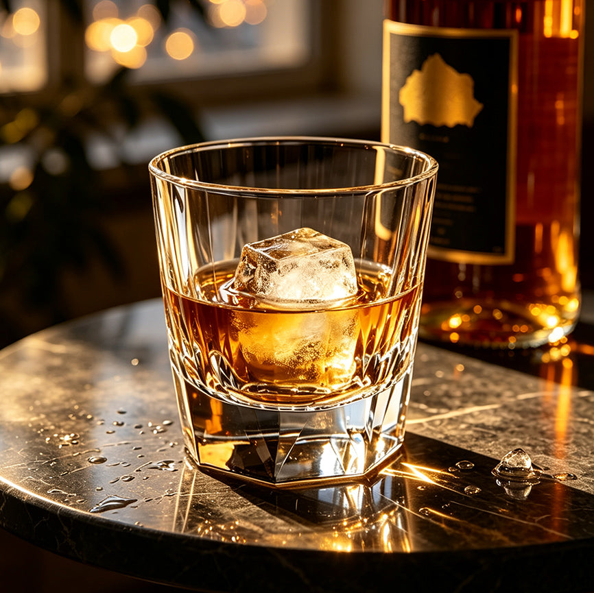 JR Edo Kiriko Hand-Cut Tōge Crystal Whiskey Glass