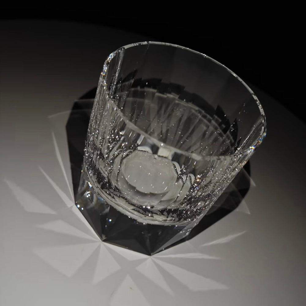 JR Edo Kiriko Hand-Cut Tōge Crystal Whiskey Glass