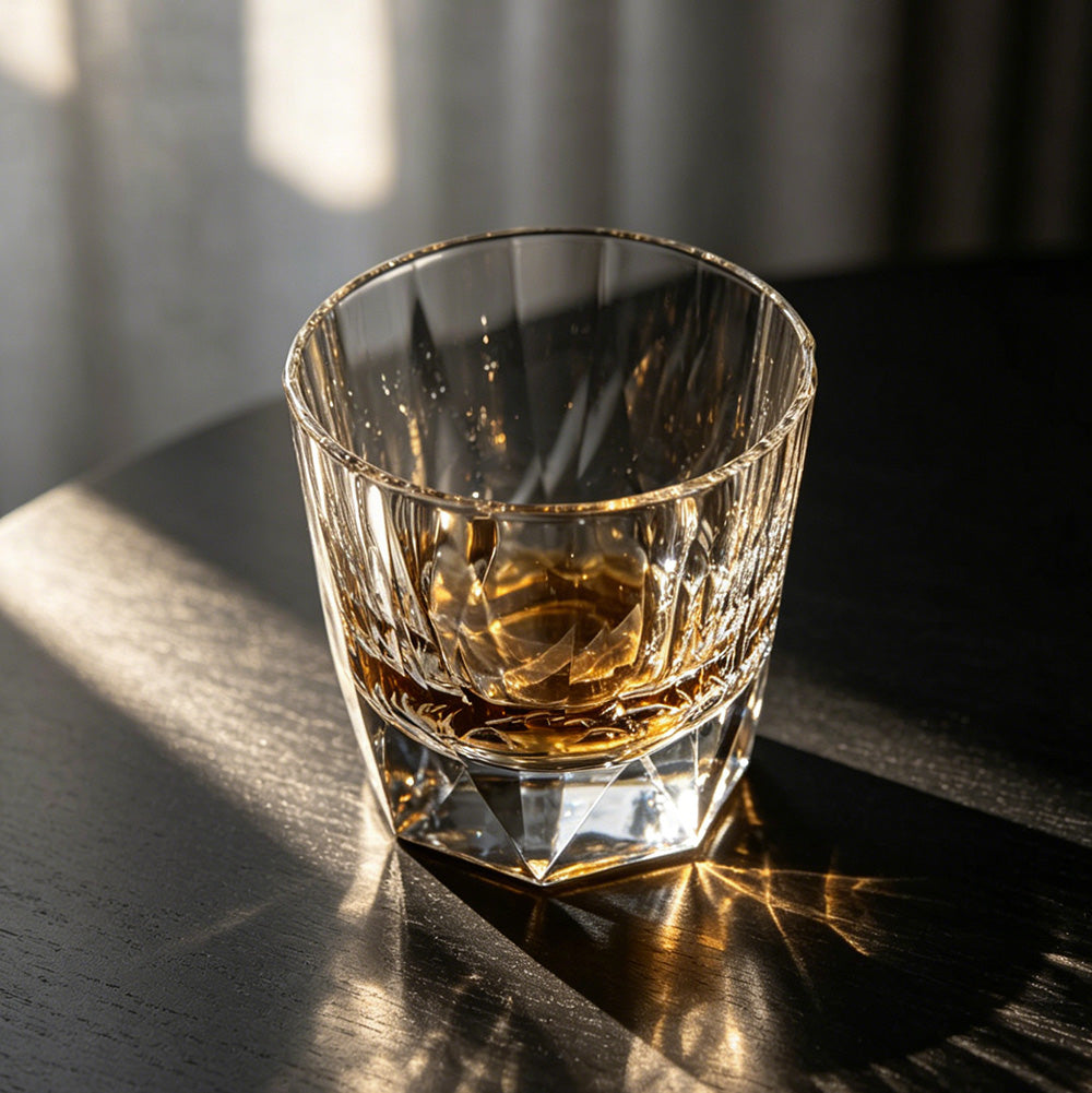 JR Edo Kiriko Hand-Cut Tōge Crystal Whiskey Glass