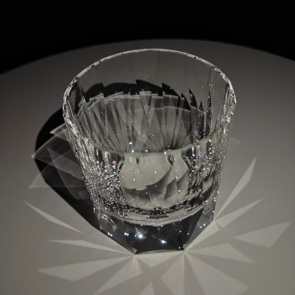 JR Edo Kiriko Hand-Cut Tōge Crystal Whiskey Glass