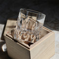 JR Edo Kiriko Hand-Cut Tsurugi K9 Crystal Whiskey Glass