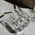 JR Edo Kiriko Hand-Cut Tsurugi K9 Crystal Whiskey Glass