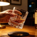 JR Edo Kiriko Hand-Cut Virex Crystal Whiskey Glass