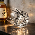 JR Edo Kiriko Hand-Cut Yuragi Crystal Whiskey Glass