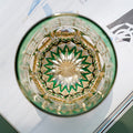 Edo Kiriko Handcrafted Akebono Whiskey Glass