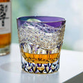 Edo Kiriko Handcrafted Akebono Whiskey Glass