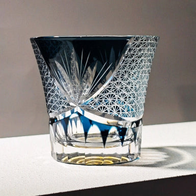 Edo Kiriko Sake Glasses Western-Style Liquor Glasses Japanese Handcrafted Crystal Glassware Whiskey Glasses Gift - Je t'aime Resolute