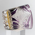 Edo Kiriko Handcrafted Butterfly Motif Whiskey Glass