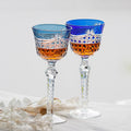 Edo Kiriko Handcrafted Crystal Stemmed Wine Glass