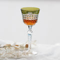 Edo Kiriko Handcrafted Crystal Stemmed Wine Glass