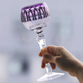 Edo Kiriko Handcrafted Crystal Stemmed Wine Glass