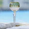 Edo Kiriko Handcrafted Crystal Stemmed Wine Glass