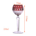 Edo Kiriko Handcrafted Crystal Stemmed Wine Glass