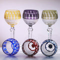 Edo Kiriko Handcrafted Crystal Stemmed Wine Glass