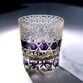 Edo Kiriko Handcrafted Fluorite Crystal Whiskey Glass