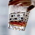 Edo Kiriko Handcrafted Hexa-Ryume Crystal Whiskey Glass