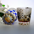 Edo Kiriko Handcrafted Hexa-Ryume Crystal Whiskey Glass