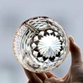 Edo Kiriko Handcrafted Hexa-Ryume Crystal Whiskey Glassbackground