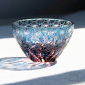 Edo Kiriko Handcrafted Hinata Guinomi Sake Glasses with Wooden Box - Je t'aime Resolute