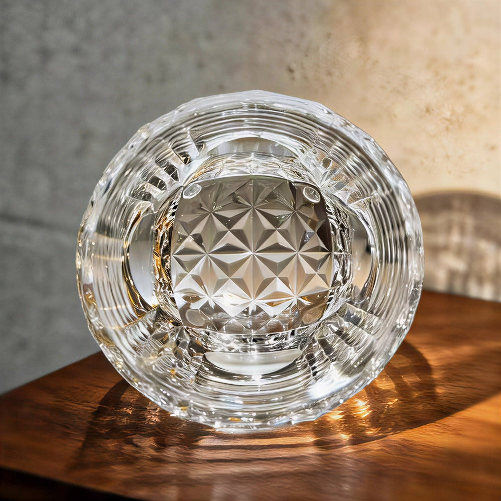 Edo Kiriko Handcrafted Intersections Whiskey Glass