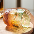 Edo Kiriko Handcrafted Landscape Whiskey Glass