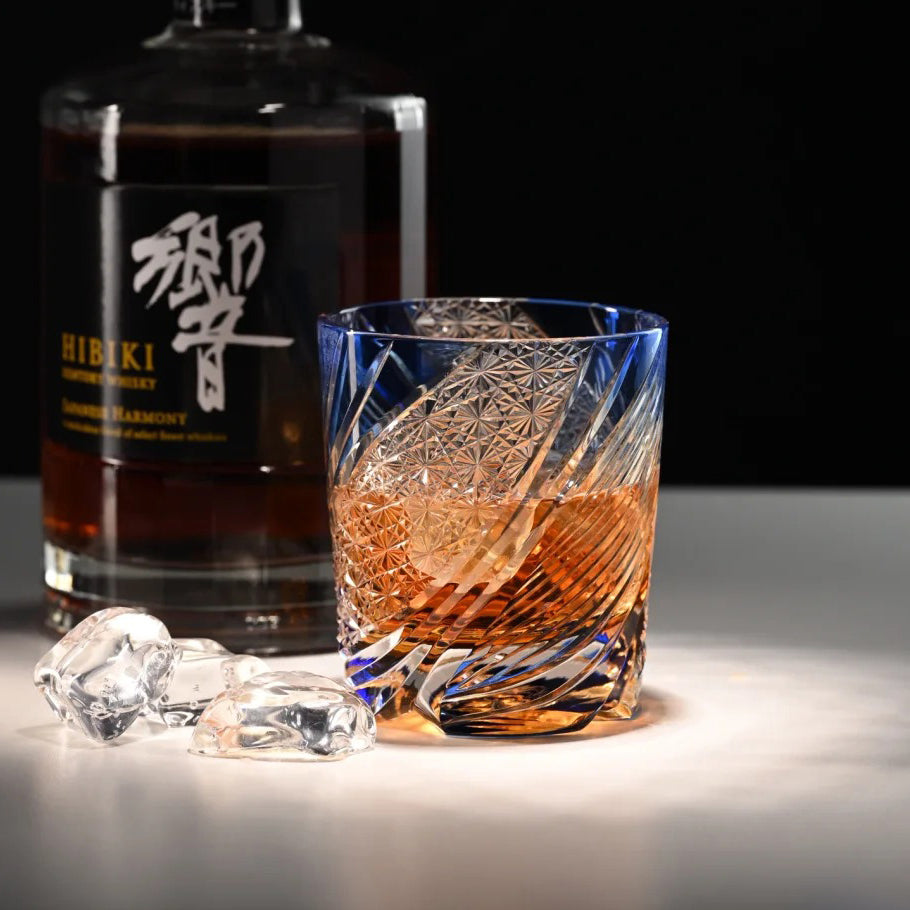 Edo Kiriko Handcrafted Meteor Crystal Glass