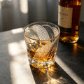 JR Edo Kiriko Handcrafted Moonbow Whiskey Glass