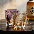 JR Edo Kiriko Handcrafted Moonbow Whiskey Glass