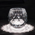 JR Edo Kiriko Handcrafted Ovoid Crystal Whiskey Glass
