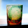 Edo Kiriko Handcrafted Raijin Whiskey Glass
