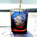 Edo Kiriko Handcrafted Raijin Whiskey Glass