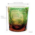 Edo Kiriko Handcrafted Raijin Whiskey Glass