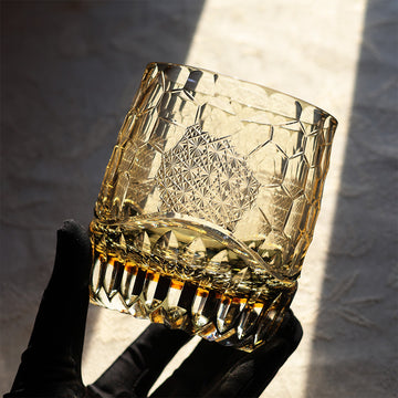 JR Edo Kiriko Handcrafted Setsuhyo Crystal Whiskey Glass