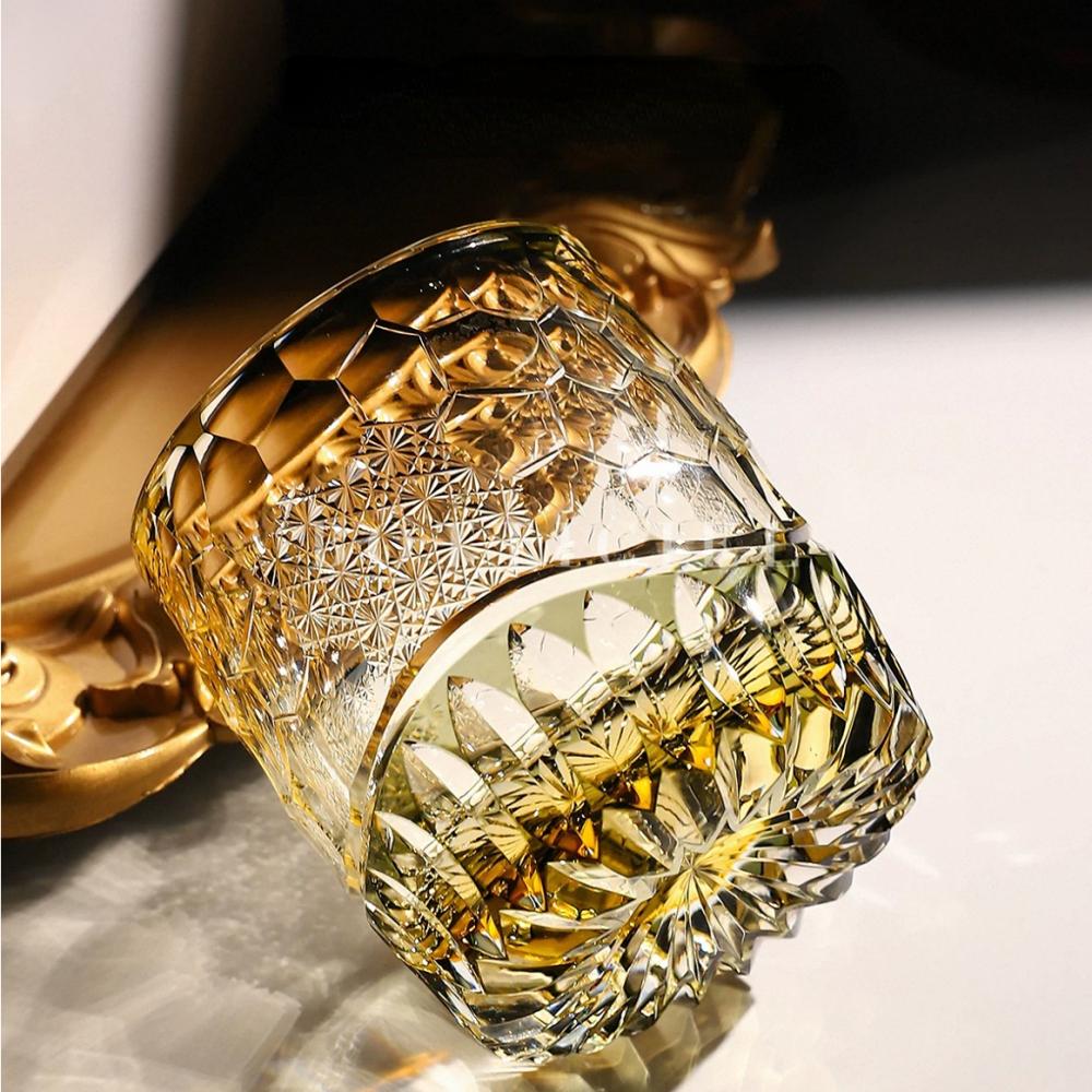 JR Edo Kiriko Handcrafted Setsuhyo Crystal Whiskey Glass