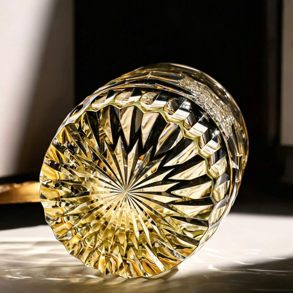 JR Edo Kiriko Handcrafted Setsuhyo Crystal Whiskey Glass