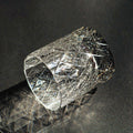 Edo Kiriko Handcrafted Stellar Prism Crystal Whiskey Glass