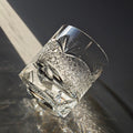 JR Edo Kiriko Handcrafted Takeha & Chrysanthemum Whiskey Glass