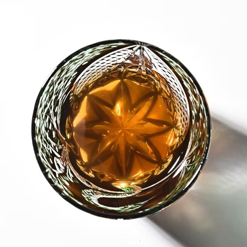 JR Edo Kiriko Handcrafted Year of the Snake Limited Edition Whiskey Glass