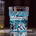 Edo Kiriko Handcrafted Zephyr Valley Whiskey Glass