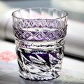 Edo Kiriko Handcrafted Zephyr Valley Whiskey Glass