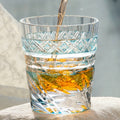 Edo Kiriko Handcrafted Zephyr Valley Whiskey Glass
