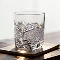 Edo Kiriko Handcrafted Takeha & Chrysanthemum Whiskey Glass