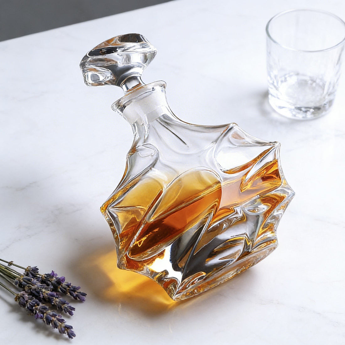 JR Flux Arc Crystal Whiskey Decanter
