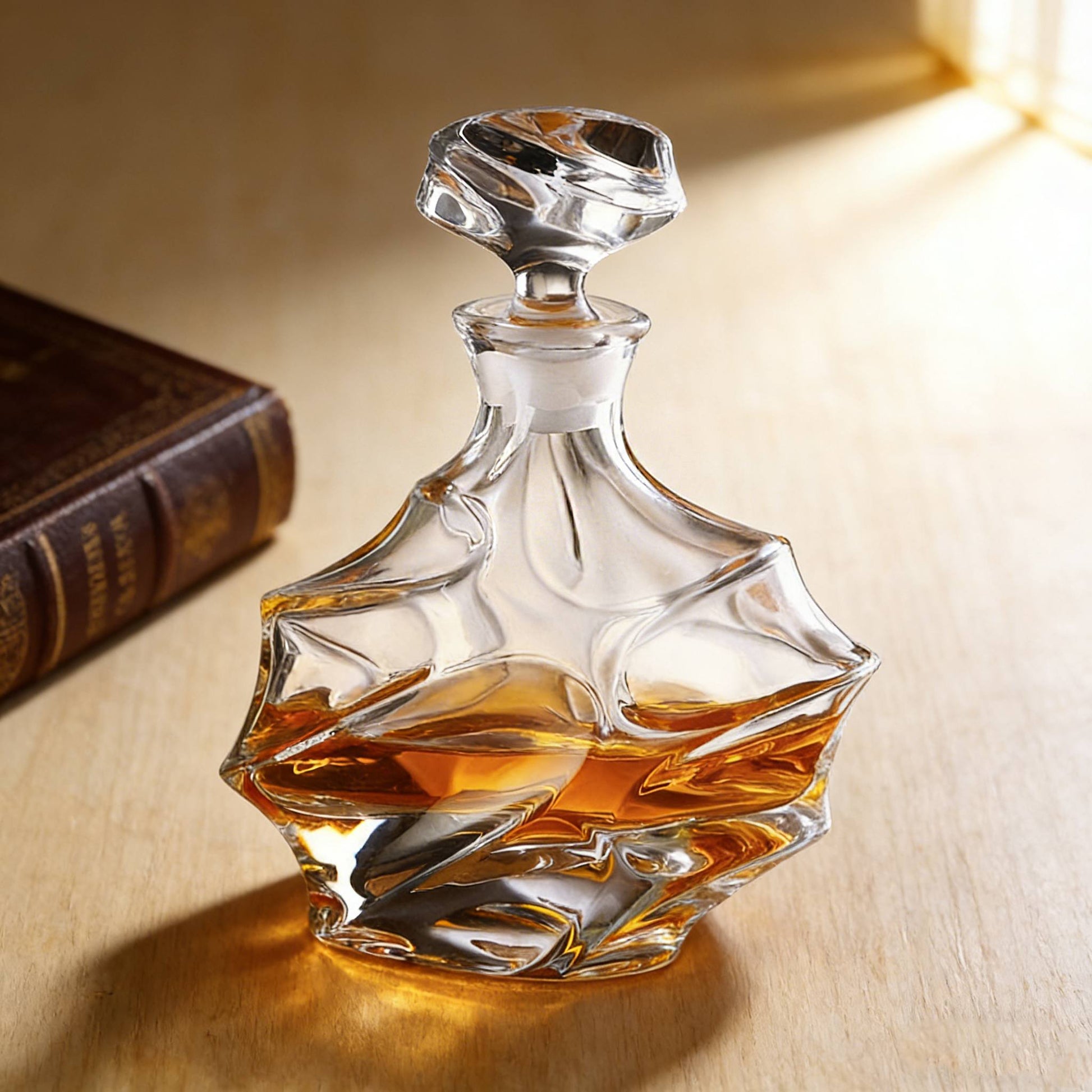 JR Flux Arc Crystal Whiskey Decanter