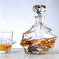 JR Flux Arc Crystal Whiskey Decanter