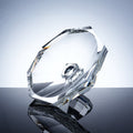 JR Geometric K9 Crystal Pedestal Serving Bowl – Clear